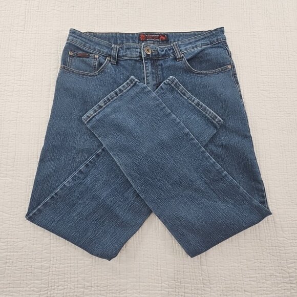 Harpia Jeana Men's 36 x 32 Medium Wash Straight Leg Classic Stretch Fit EUC - Picture 3 of 16